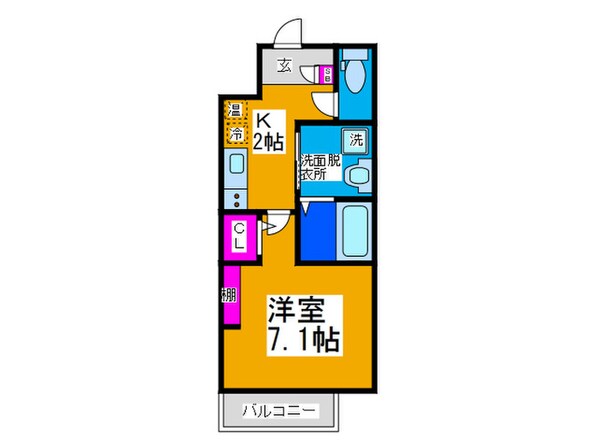 ｴﾇｴﾑｽﾜｻﾝﾄﾇﾌﾉｰｽの物件間取画像